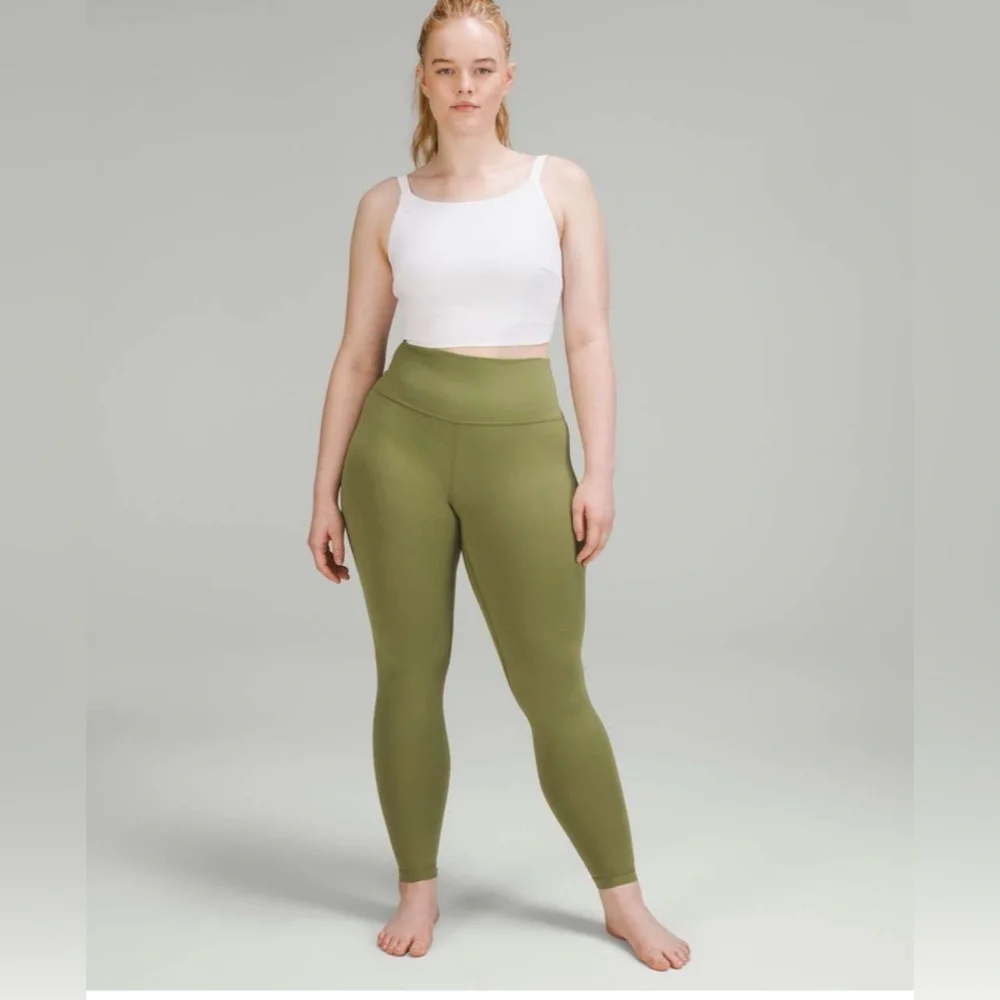 Lululemon 28” Align High-Rise Leggings Bronze Green size 14